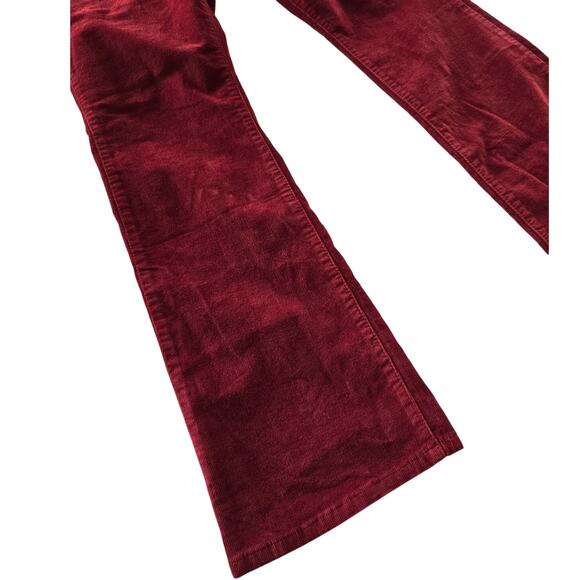 Levi’s 725 High Rise Bootcut Corduroy Pants Burgundy Red Sz 29 - Picture 6 of 6